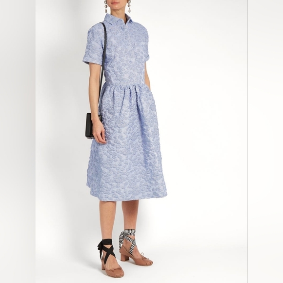 Shrimps Dresses & Skirts - Shrimps‎ Henry Cloque Dress Blue size 6